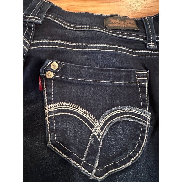 Vintage Levi Too Super Low Stretch Jeans Size 9M #0079 - Picture 5 of 11